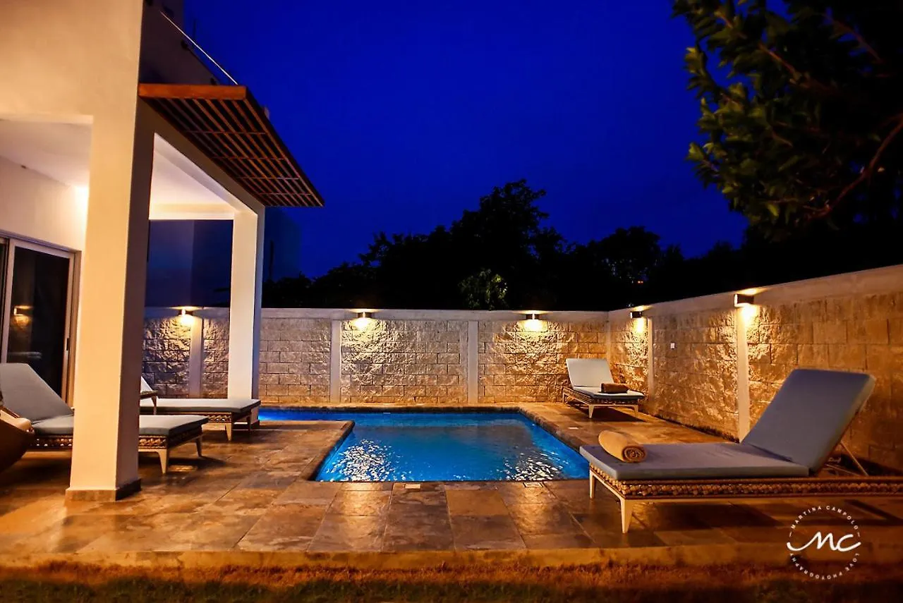 villa Mimi, Puerto Morelos, private pool Messico